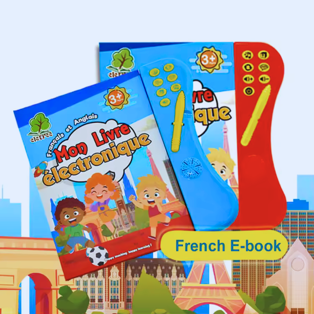 Livre Électronique Sonore en Français Anglais pour Enfants