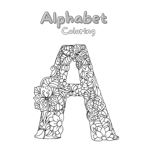 Livre de coloriage Alphabet - Alphabet Coloring