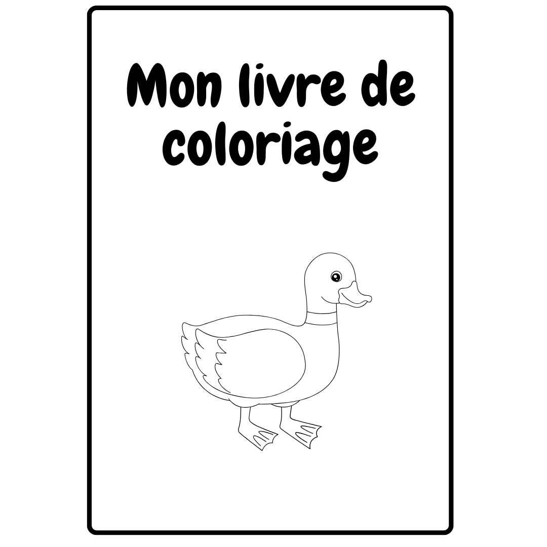 Livre de coloriage Animaux