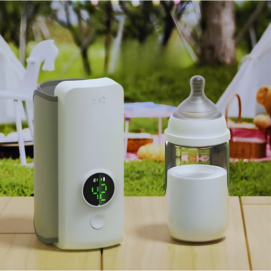 Chauffe-Biberon Portable Intelligent - Affichage LED & Température 42°C - Pour Maison et Voyage