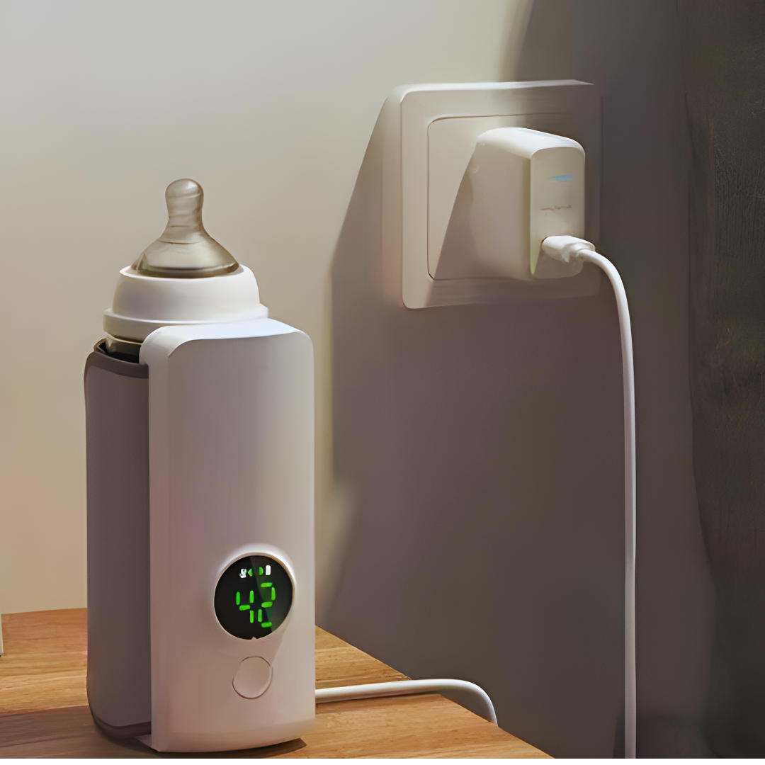 Chauffe-Biberon Portable Intelligent - Affichage LED & Température 42°C - Pour Maison et Voyage