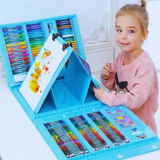 Kit d'Artiste Super Méga 208 Pièces pour Enfants - Créativité Sans Limites !