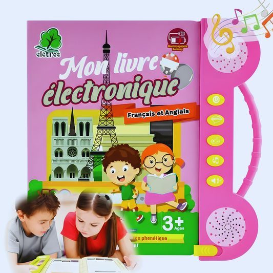 Livre Électronique Sonore en Français Anglais pour Enfants